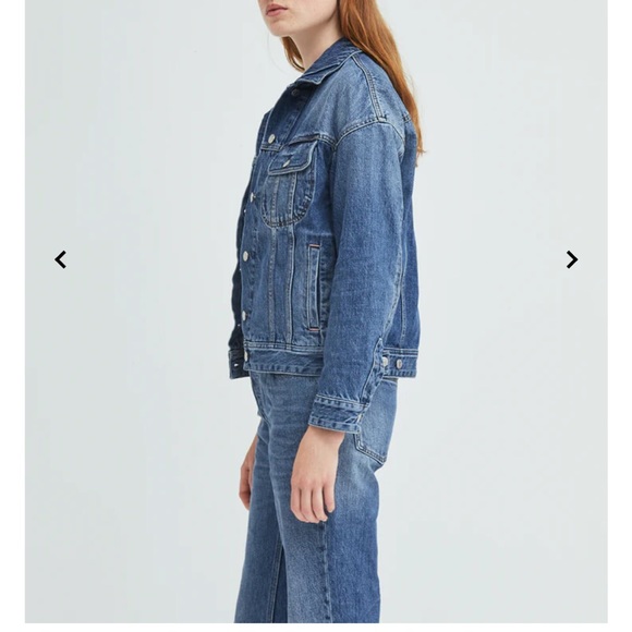 Acne Studios Lamp Mid Blue Denim Jacket Size 34 - Picture 2 of 9